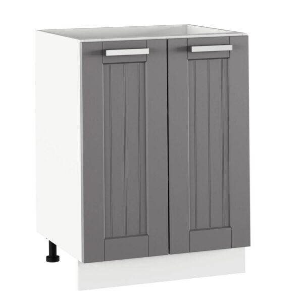 JULIA sötétszürke mdf kétajtós alsó konyhaszekrény 60cm JULIA sötétszürke mdf kétajtós alsó konyhaszekrény 60cm