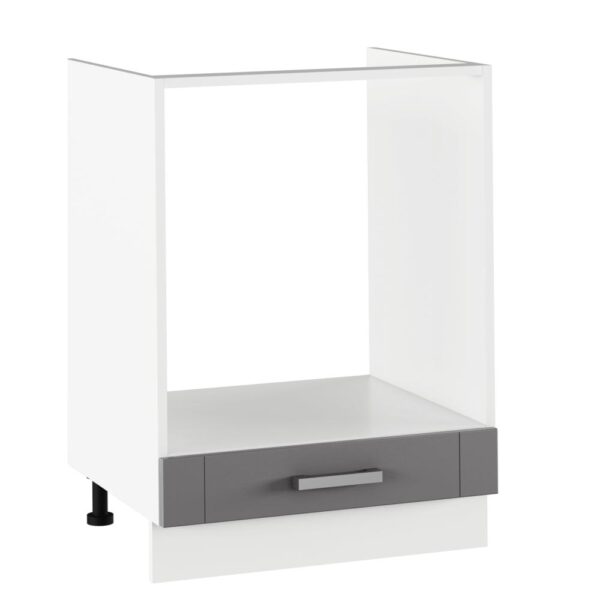 JULIA sötétszürke mdf alsó konyhaszekrény 60cm