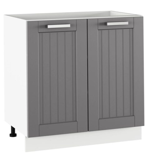 JULIA sötétszürke mdf kétajtós alsó konyhaszekrény 80cm JULIA sötétszürke mdf kétajtós alsó konyhaszekrény 80cm