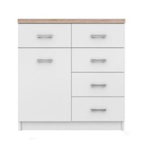 TOPTY III fehér mdf komód