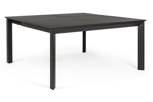 KONNOR II fekete kerti étkezőasztal 110-160cm KONNOR II fekete kerti étkezőasztal 110-160cm