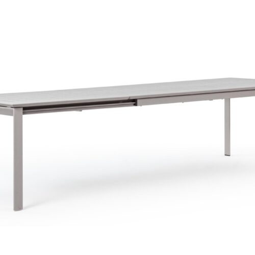 KONNOR szürke kerti bővíthető kerti étkezőasztal 200-300cm