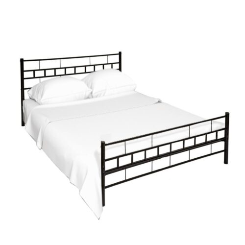TAJGI fekete fém ágy 90x200cm TAJGI fekete fém ágy 90x200cm
