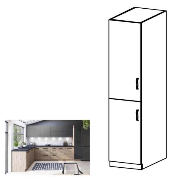 LANGEN barna mdf magasszekrény balos 40cm