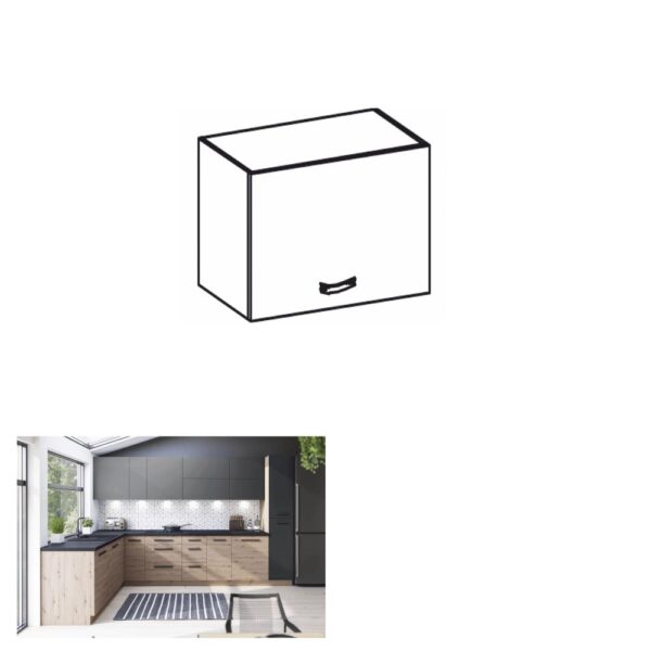 LANGEN barna mdf felső konyhaszekrény 40cm