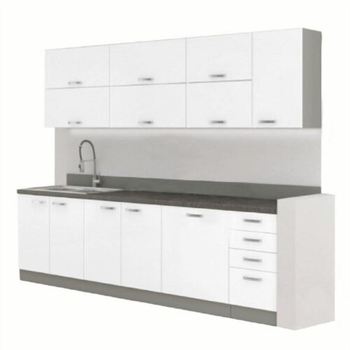 PRADO fehér mdf konyhabútor szett PRADO fehér mdf konyhabútor szett