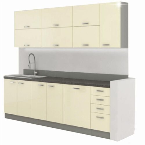 PRADO bézs mdf konyhabútor szett PRADO bézs mdf konyhabútor szett
