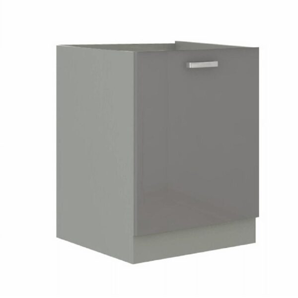PRADO szürke mdf alsó konyhaszekrény 60cm