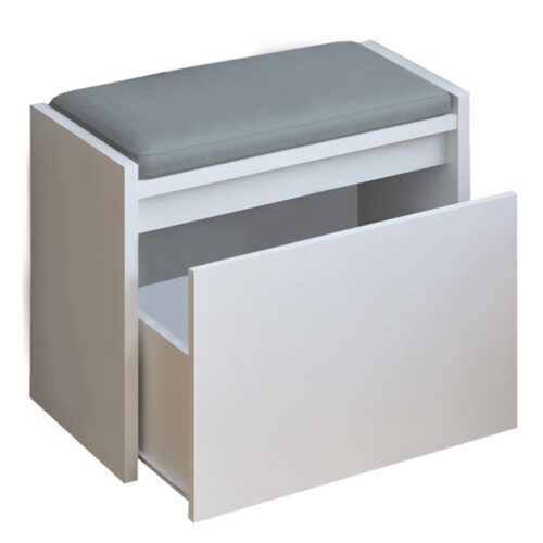 BERGI LOCA fehér mdf ülőpad BERGI LOCA fehér mdf ülőpad