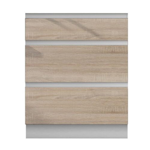 LINE barna mdf fiókos alsó konyhaszekrény 60cm LINE barna mdf fiókos alsó konyhaszekrény 60cm