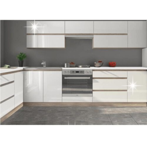 LINE B fehér mdf felső konyhaszekrény 60cm