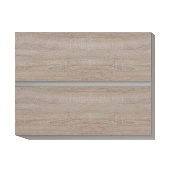 LINE E barna mdf felső konyhaszekrény 80cm