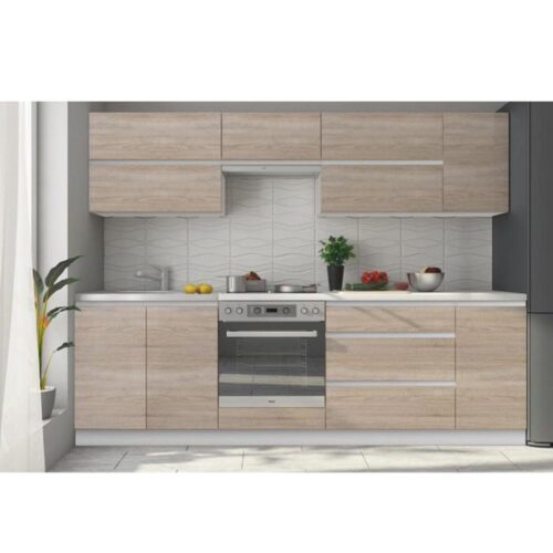 LINE D barna mdf felső konyhaszekrény 80cm LINE D barna mdf felső konyhaszekrény 80cm