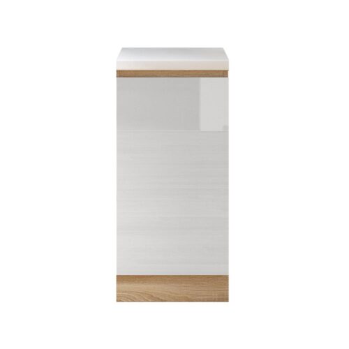 LINE fehér mdf alsó konyhaszekrény jobbos 40cm