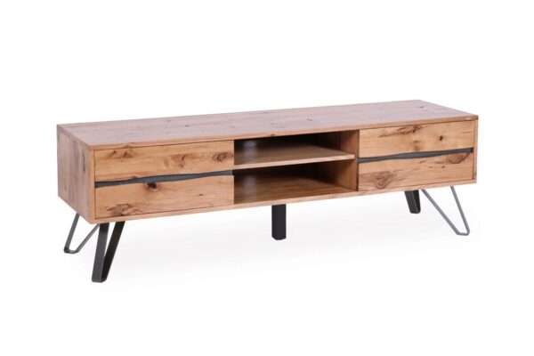 LIVING EDGE tölgy alacsony TV szekrény 160cm LIVING EDGE tölgy alacsony TV szekrény 160cm