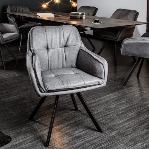 LOUNGER antracit szürke karfás szék LOUNGER antracit szürke karfás szék