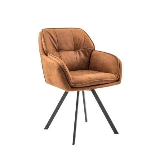 LOUNGER világosbarna karfás szék LOUNGER világosbarna karfás szék