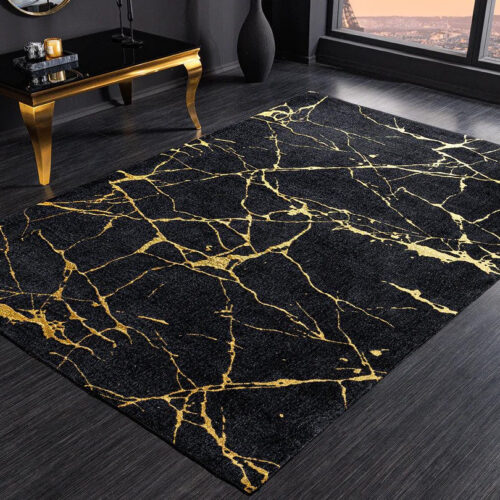 MARBLE fekete szőnyeg 160x240 MARBLE fekete szőnyeg 160x240