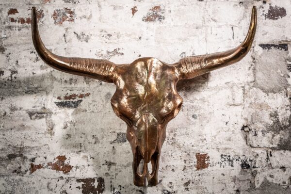 MATADOR bronz fém faldísz 70x18x58 MATADOR bronz fém faldísz 70x18x58
