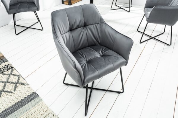 LOFT szürke karfás szék LOFT szürke karfás szék