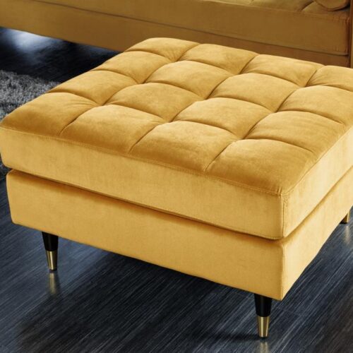 COZY VELVET mustársárga lábtartó 80cm COZY VELVET mustársárga lábtartó 80cm