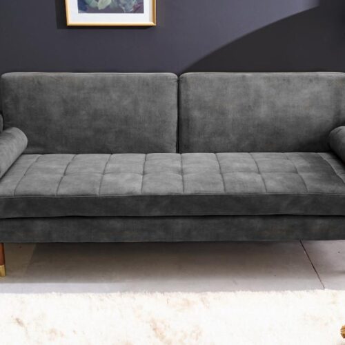 COUTURE szürke velúr dívány 195cm COUTURE szürke velúr dívány 195cm