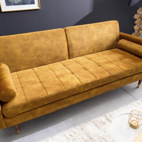 COUTURE kanapéágy mustársárga 195cm COUTURE kanapéágy mustársárga 195cm