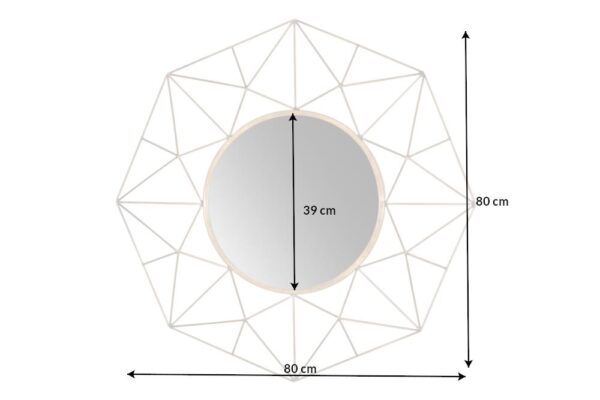 DIAMOND arany falitükör 80cm DIAMOND arany falitükör 80cm
