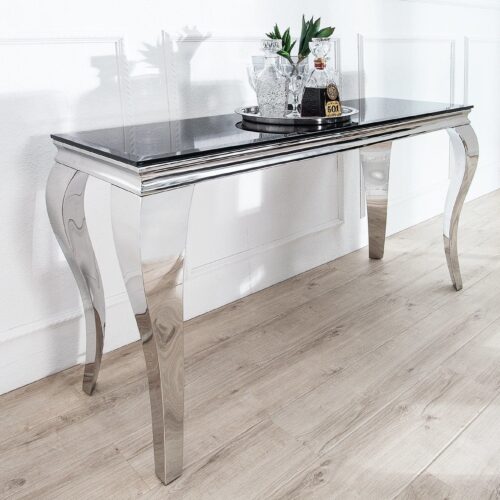 MODERN BAROCK fekete konzolasztal 140 cm MODERN BAROCK fekete konzolasztal 140 cm