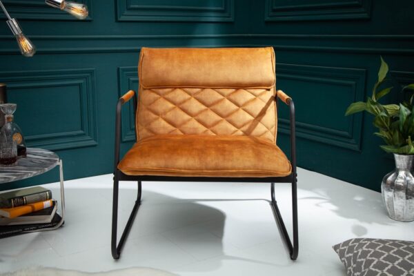 MUSTANG LOUNGER sárga bársony fotel MUSTANG LOUNGER sárga bársony fotel