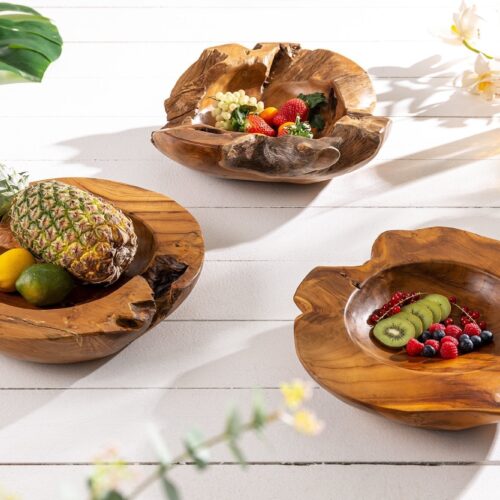 NATURE faragott fa tál 40cm NATURE faragott fa tál 40cm