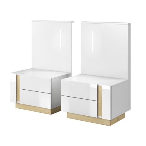 CITY fehér mdf éjjeliszekrény CITY fehér mdf éjjeliszekrény