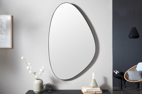 NOEMI fekete fém falitükör 90cm NOEMI fekete fém falitükör 90cm