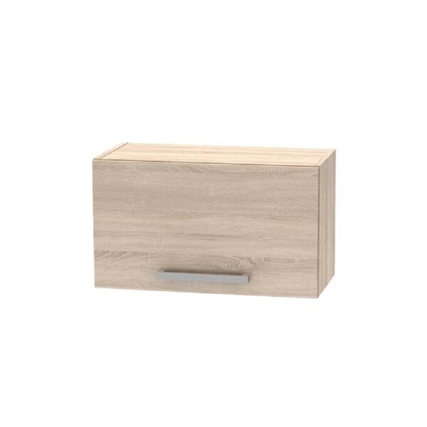 PLUS barna mdf egyajtós felső konyhaszekrény 60cm