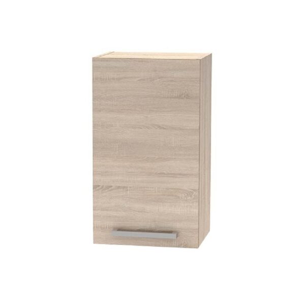 PLUS barna mdf egyajtós felső konyhaszekrény 40cm
