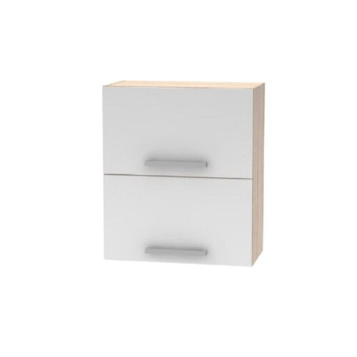 PLUS II fehér mdf kétajtós felső konyhaszekrény 60cm