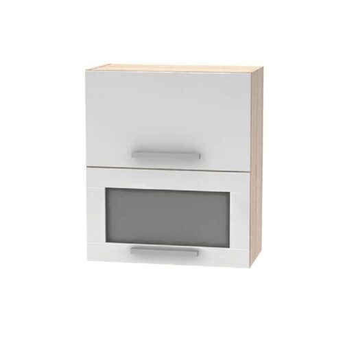 PLUS III fehér mdf kétajtós felső konyhaszekrény 60cm