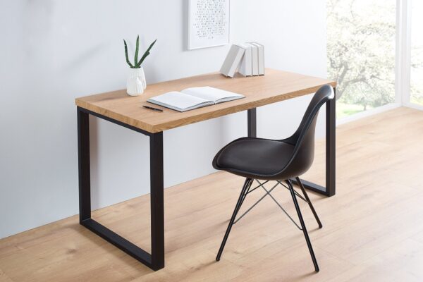 OAK fekete és tölgy íróasztal 120cm OAK fekete és tölgy íróasztal 120cm
