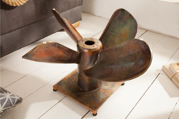 OCEAN bronz fém dohányzóasztal 85x85x35 - Üveglap nélkül OCEAN bronz fém dohányzóasztal 85x85x35 - Üveglap nélkül