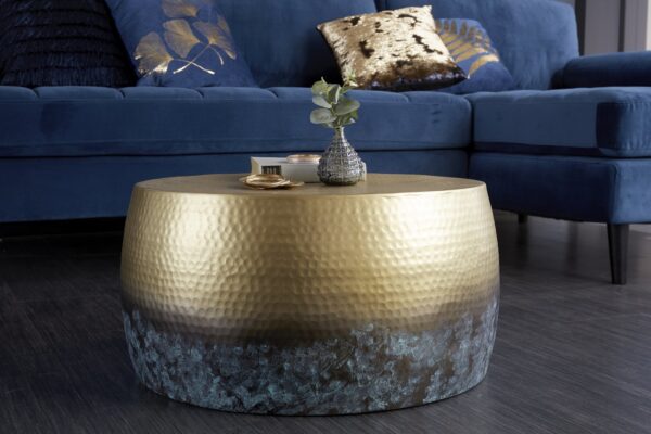 ORIENT III arany alumínium dohányzóasztal 60cm ORIENT III arany alumínium dohányzóasztal 60cm