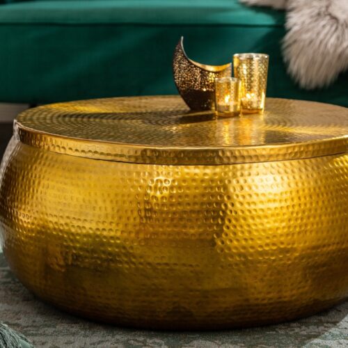 ORIENT STORAGE arany alumínium dohányzóasztal 70cm ORIENT STORAGE arany alumínium dohányzóasztal 70cm