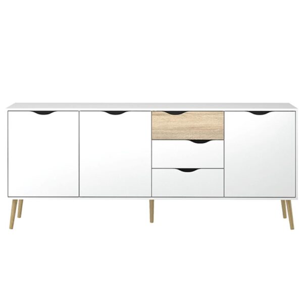 OSLO III fehér mdf komód OSLO III fehér mdf komód