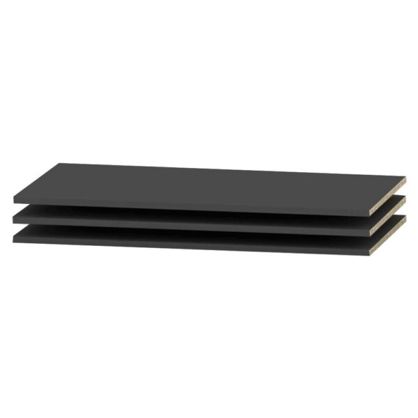 SIRAN fekete mdf polc SIRAN fekete mdf polc