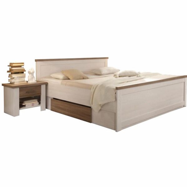 LUMERA fehér mdf ágy LUMERA fehér mdf ágy