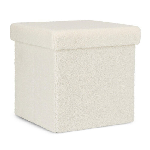 JORIS boucle fehér puff JORIS boucle fehér puff