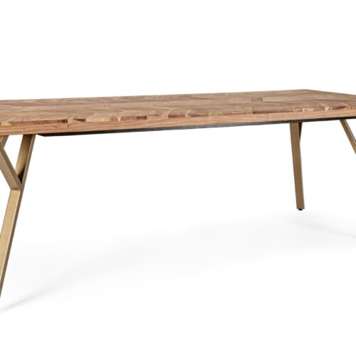 RAIDA 10 személyes barna akácfa étkezőasztal 220cm RAIDA 10 személyes barna akácfa étkezőasztal 220cm