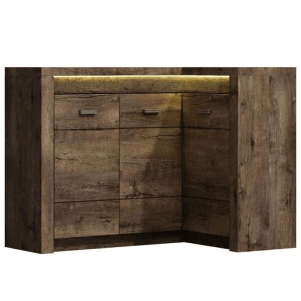 INFINITY barna mdf sarokkomód INFINITY barna mdf sarokkomód