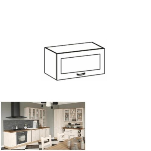 ROYAL B fehér mdf felső konyhaszekrény 60cm