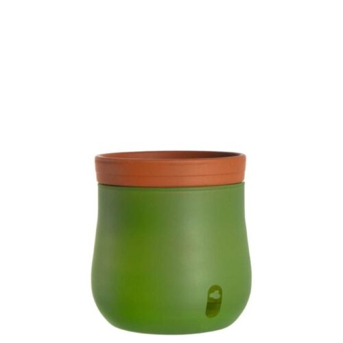 LEONARDO SERRA önitatós fűszernövény kaspó 24cm zöld LEONARDO SERRA önitatós fűszernövény kaspó 24cm zöld