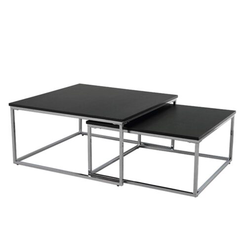 AMIAS fekete mdf dohányzóasztal AMIAS fekete mdf dohányzóasztal